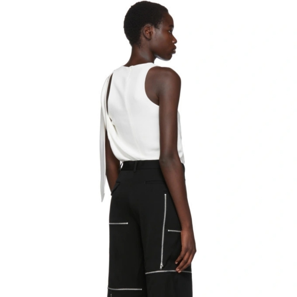 Haider Ackermann Runway White Coronus Drape Top size 8(40) BNWT - Picture 3 of 14